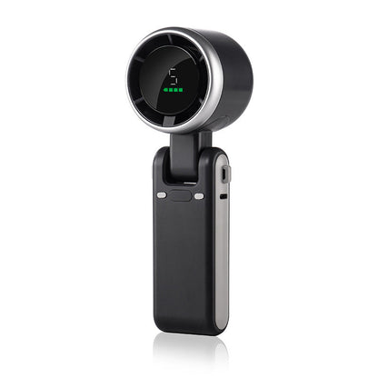 Portable Handheld Fan with 5 Speed Settings - Foldable Design