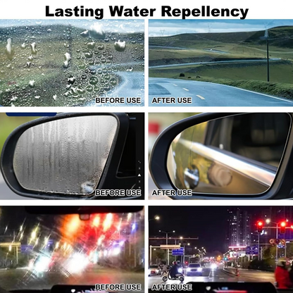 Instant Restoration of Crystal Clear, Water-Repellent Windshields