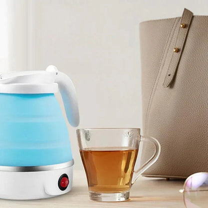 Compact Travel Kettle | 0.6L Folding Electric Water Boiler with Temperature Control