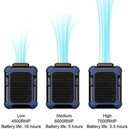Portable Fan – Quiet – Rechargeable – Sleek Design