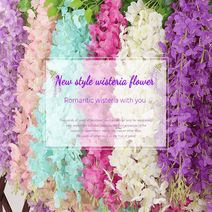 Vibrant, Lush Wisteria Plant that Requires No Watering