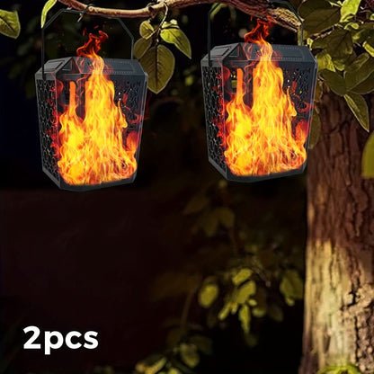 Flickering Solar Powered Torch Light