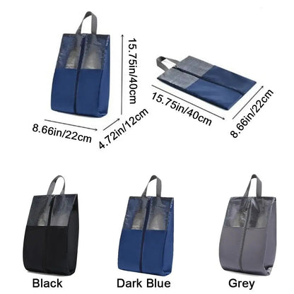 Portable Shoe Organizer Bag - Dustproof Storage with Ample Capacity