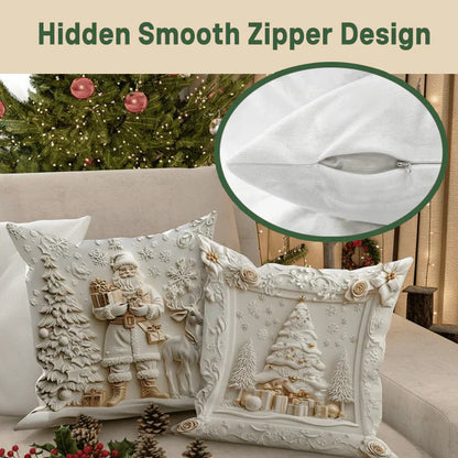 Set of 4 Decorative 3D Covers for Christmas