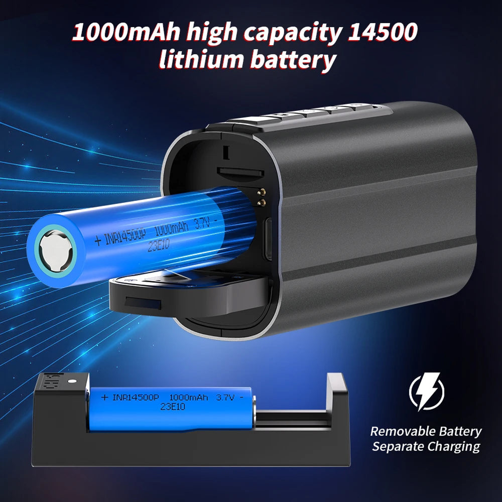 5K Bicycle Camera with Electronic Image Stabilization and LED Light