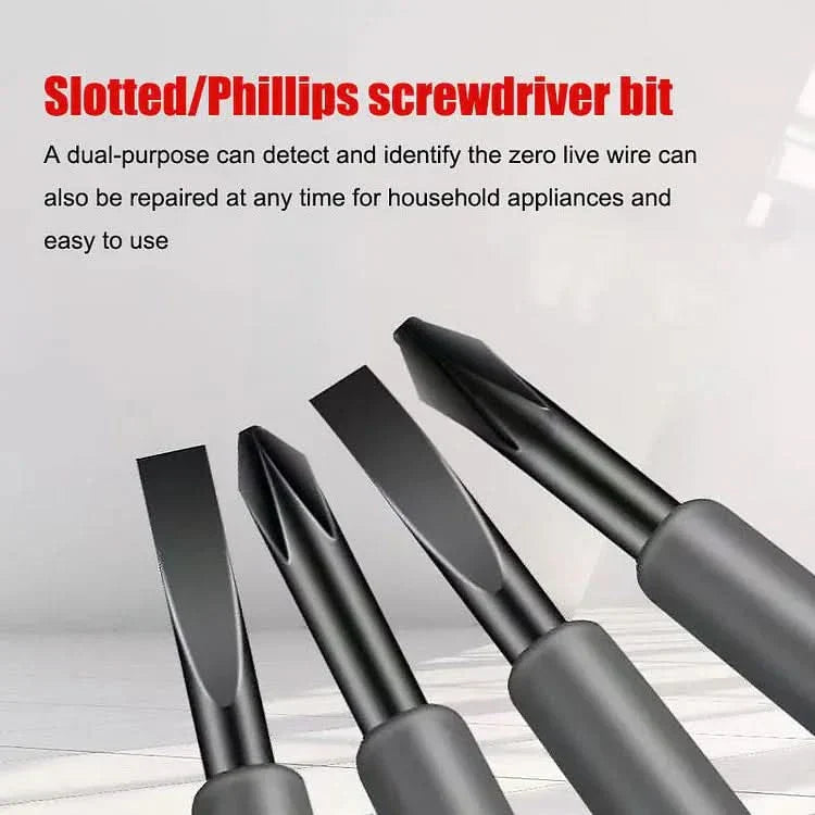 Versatile Magnetic Screwdriver and Voltage Tester Tool