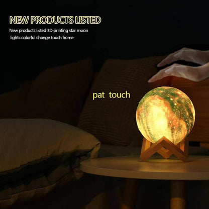 Creative Night Light - 3D Printing Lunar Light Artwork Gift