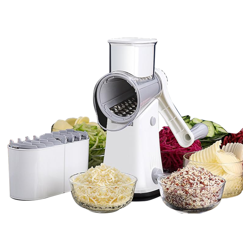 Rotary Cheese Grater with 5 Functions