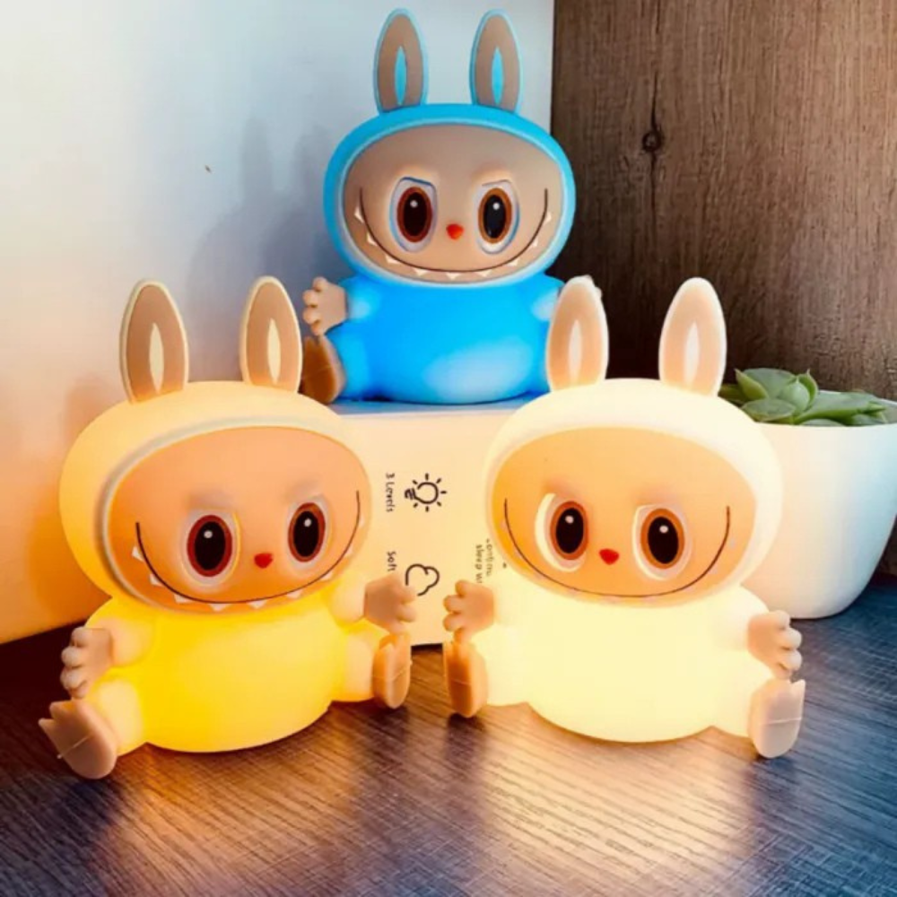 Cozy Night Light with Plush Animal Design