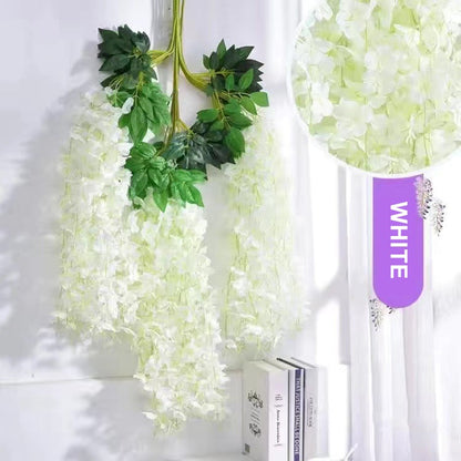 Vibrant, Lush Wisteria Plant that Requires No Watering