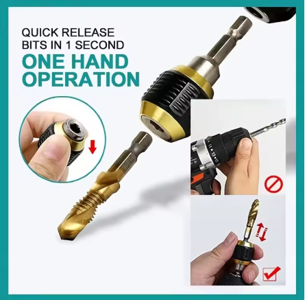 Buy One Get One Free | Quick Drill Bit Change Tool for Easy Use