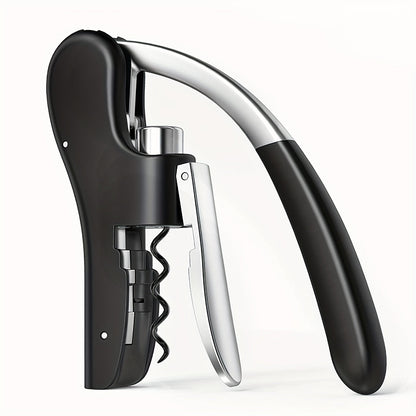 Effortless Wine Opener with Lever Action & Ergonomic Grip