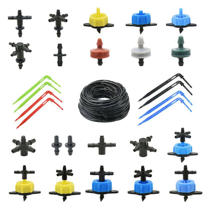 Drip Irrigation Emitters 2L–8L/H | 1/2/4-Way Splitter | 0.3 / 0.5 cm Connector