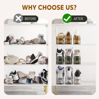 Get 3 for the Price of 2 | Space Saver - Double Your Shoe Storage Neatly