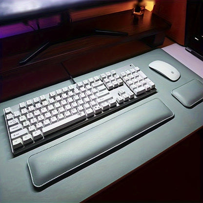 Three-Piece Desk Set in PU Leather with Wrist and Pad Supports