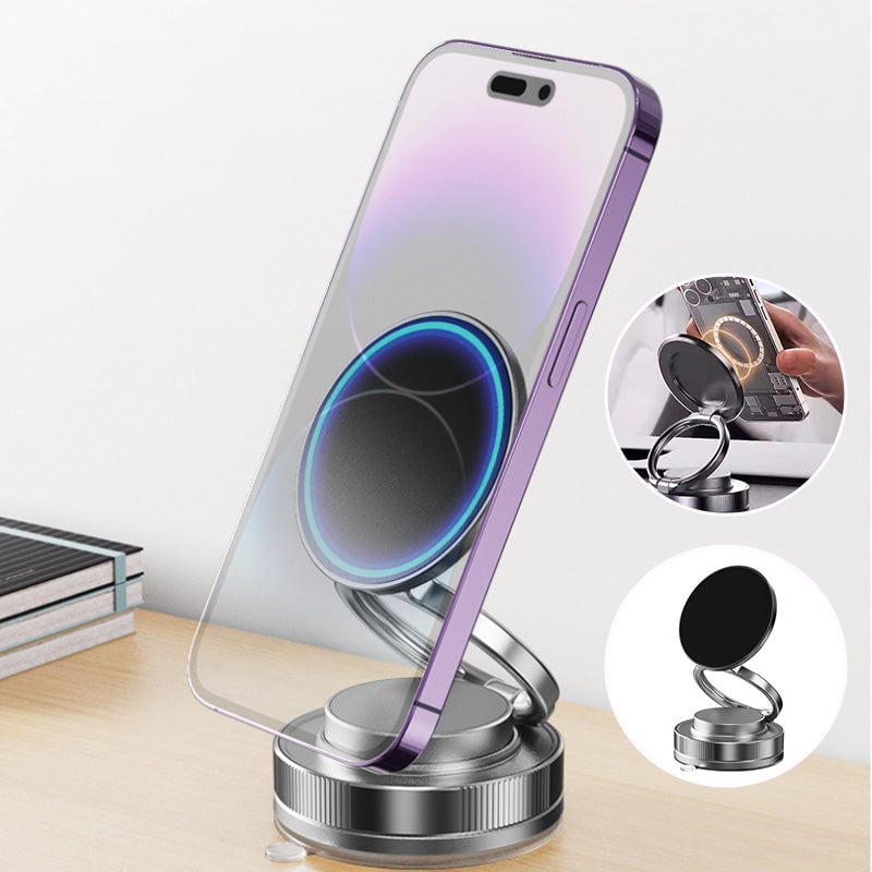 Magnetic Phone Stand with 360° Adjustable Design