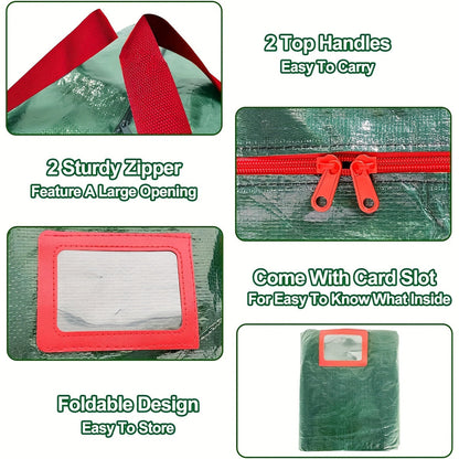 Large Waterproof Storage Bag for Artificial Christmas Trees – Durable Polyester