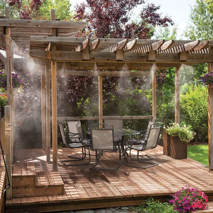 Instant Cooling Outdoor Mist System for Thriving Plants