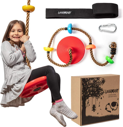 Tree Swing Set for Kids - Includes Climbing Rope and Platforms