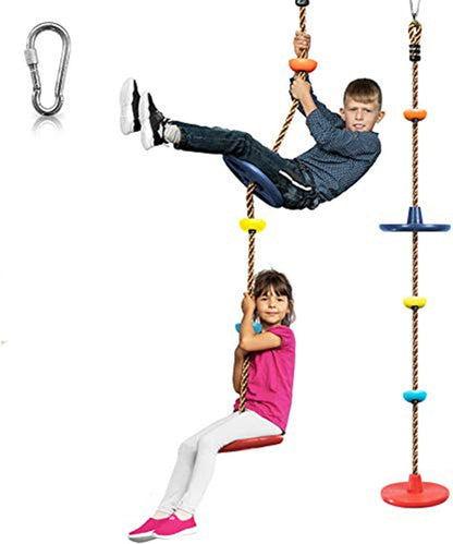 Tree Swing Set for Kids - Includes Climbing Rope and Platforms