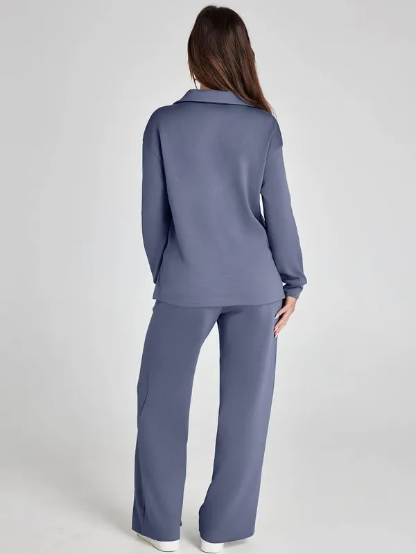 Cozy Hoodie Set in Violet | Stylish and Comfortable Lounge Wear