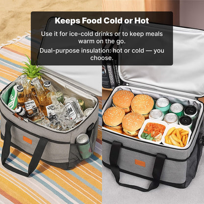 Insulated Cooler Bag - 33 Liters Capacity