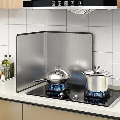 Stainless Steel Grease Shield for Frying and Cooking Oil Protection