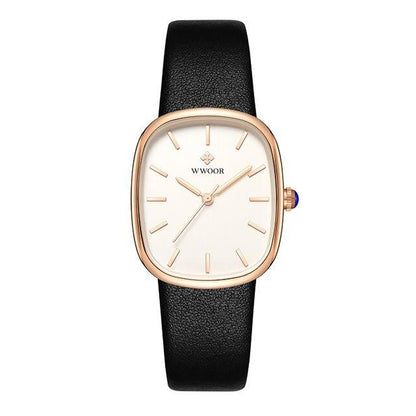 Women's Quartz Watch in Luxury Leather Design
