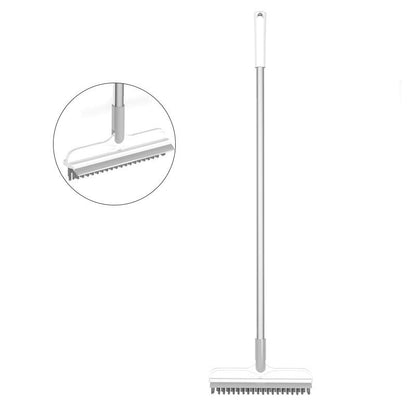 Dual-Function Floor Scrubber with Ergonomic Handle