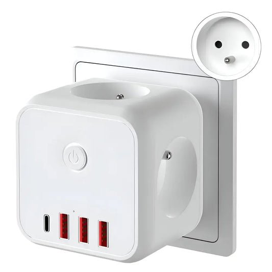 Charge Station for 7 Devices – Tidy and Cable-Free Charging