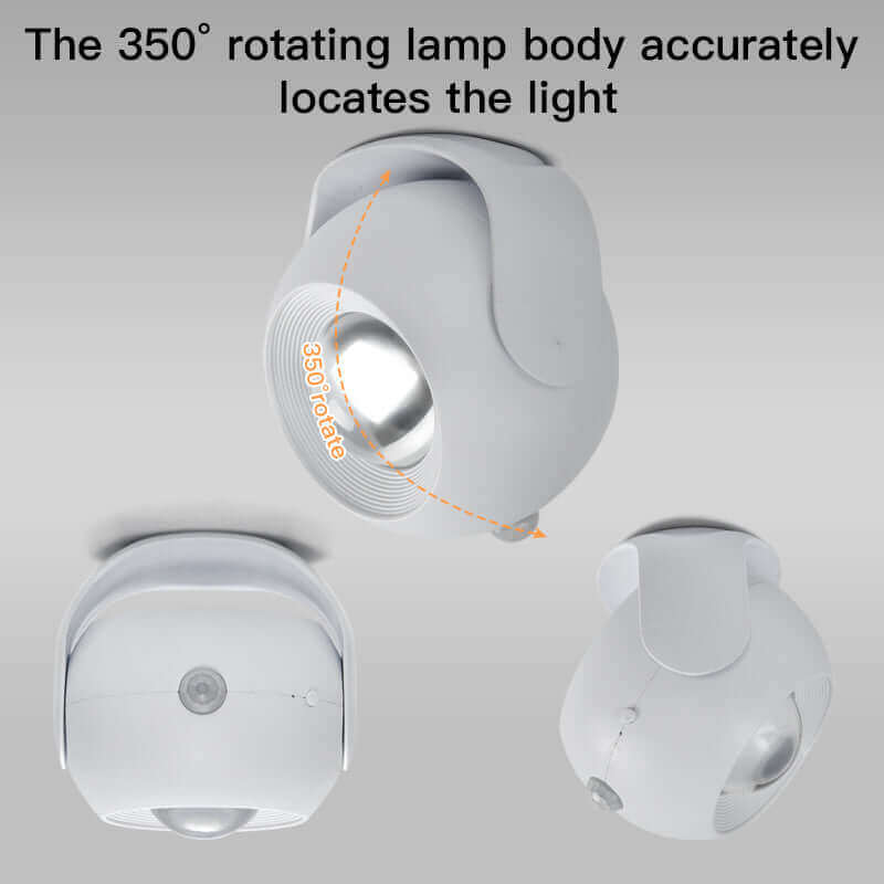 Wireless Human Sensing Light with Adjustable Angle - Rechargeable Indoor Sunset Lamp