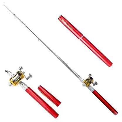 Compact Travel Fishing Rod and Reel Set | Lightweight Aluminum Gear