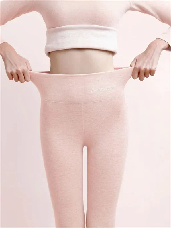 Cashmere-Lined Winter Leggings for Cozy Warmth