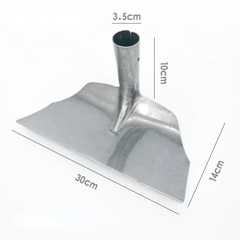 Heavy-Duty Farm Scraper & Snow Shovel | Steel Blade for Manure, Snow & Yard Cleaning