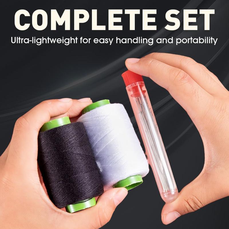 Essential Sewing Kit with Thread & Needles | Compact Repair Set