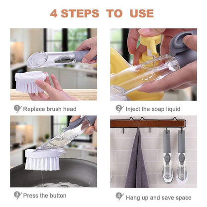 Effortless Dishwashing with Built-in Soap Dispenser