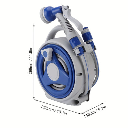 Retractable Hose Reel for Convenient Outdoor Watering