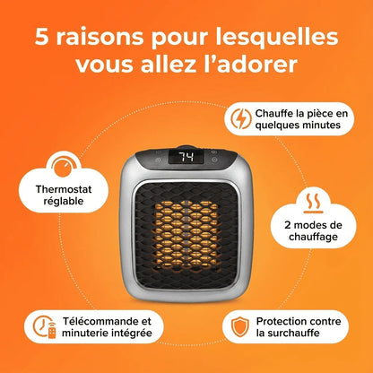 800W Low Energy Portable Electric Heater