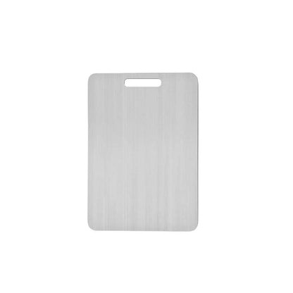Food Grade Double-Sided Cutting Board in Titanium Stainless Steel