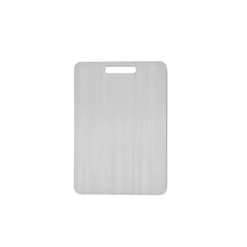 Food Grade Double-Sided Cutting Board in Titanium Stainless Steel