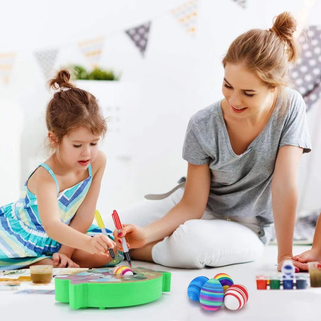Children's DIY Joyful Egg Spinning Tool