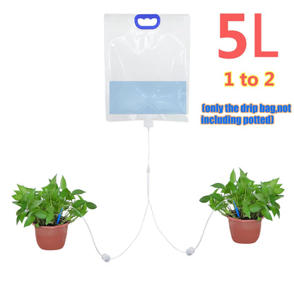 5L Irrigation Bag | Automatic Drip Watering System | Flow Control Included