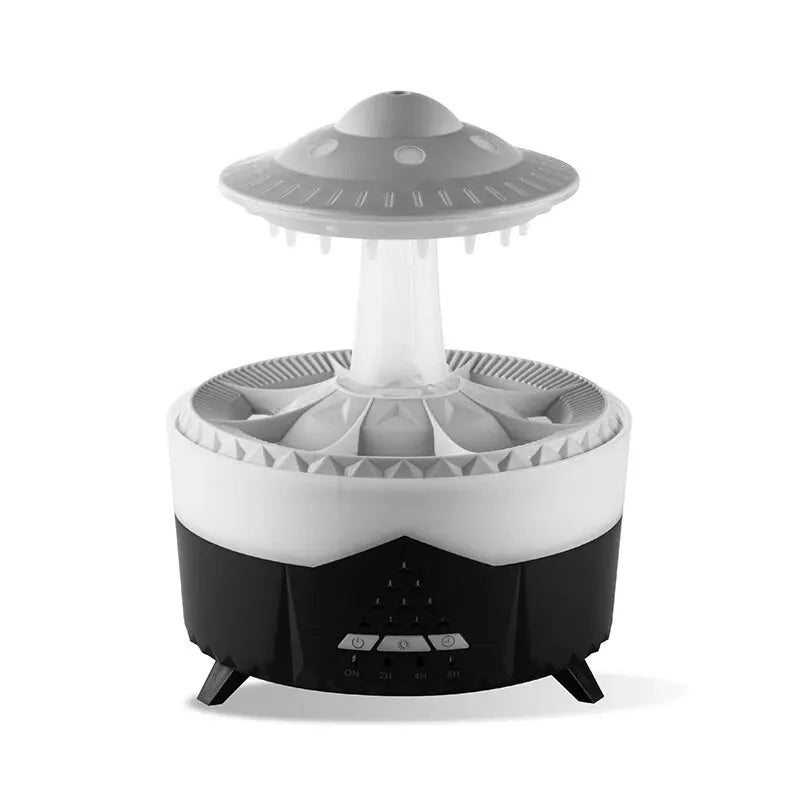 Ultrasonic Humidifier with Remote Control – 350 ml Aroma Diffuser with LED Light