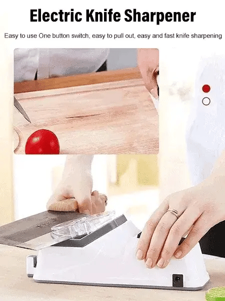 Dual-Sided Electric Knife Sharpener for Effortless Precision