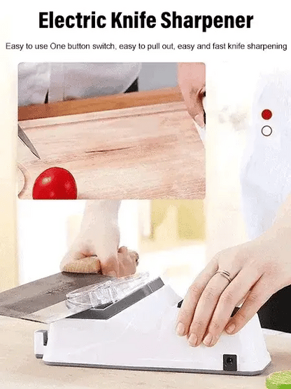 Dual-Sided Electric Knife Sharpener for Effortless Precision