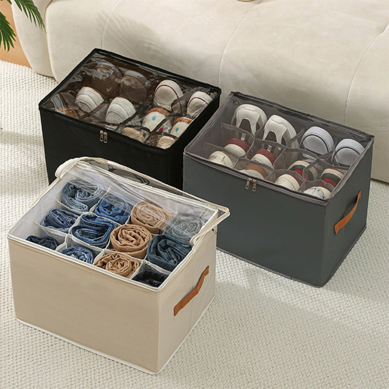 Shoe Storage Organizer for Dust-Free Closet Space Maximization