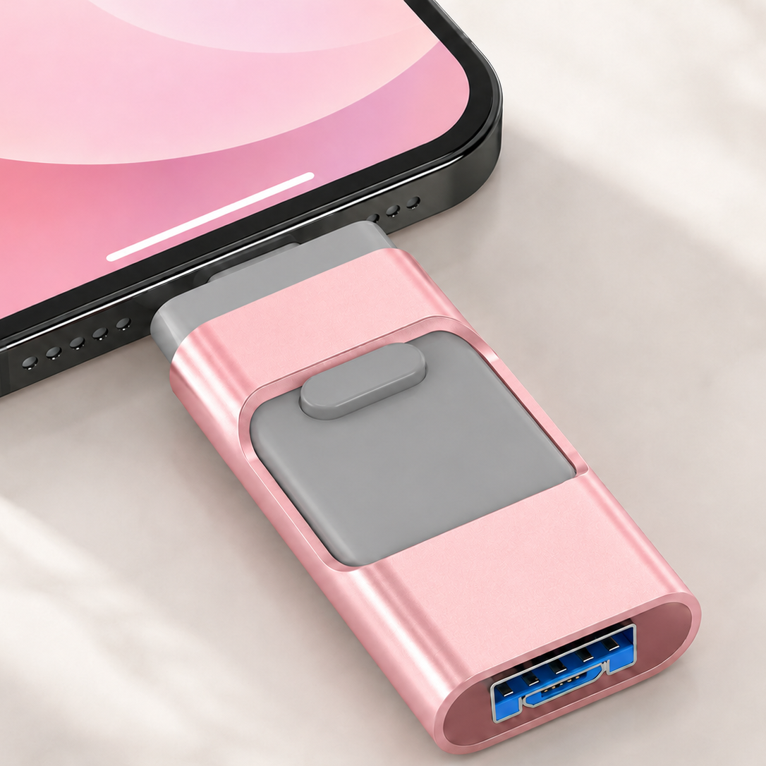 32GB Multi-Function USB Drive Compatible with All Devices