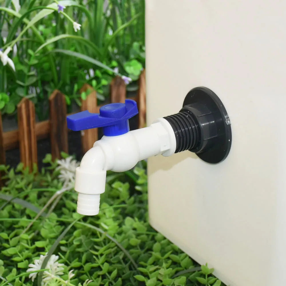 IBC Tank Adapter Valve | 16 mm Connection | Hose Connector for Water Tap | Rain Barrel Tube Adapter