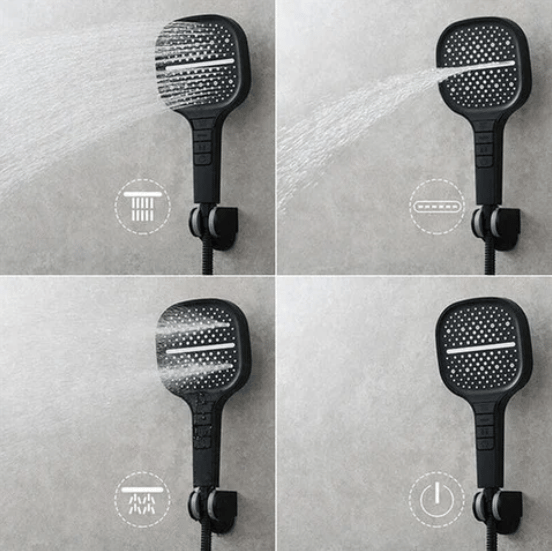 7-Function Chrome Shower Head – Water Efficient & Scale Resistant