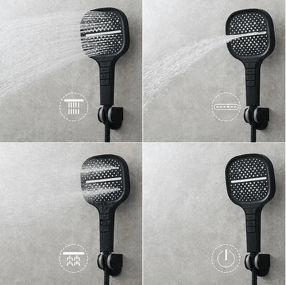 7-Function Chrome Shower Head – Water Efficient & Scale Resistant